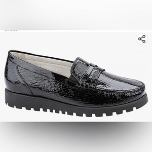 Waldläufer Women's Hegli Patent Leather Moccasin Shoes